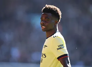 Bukayo Saka in Action: Aston Villa vs. Arsenal, Premier League 2021-22
