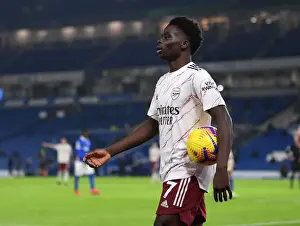Bukayo Saka in Action: Brighton & Hove Albion vs Arsenal, Premier League 2020-21