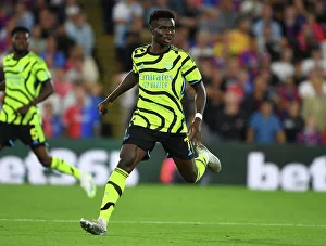 Bukayo Saka in Action: Crystal Palace vs. Arsenal, Premier League 2023-24