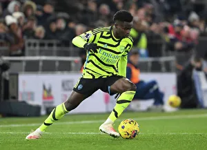 Luton Town V Arsenal 2023-24 Prints: Bukayo Saka in Action: Luton Town vs. Arsenal FC, Premier League 2023-24