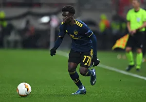 Bukayo Saka in Action: Olympiacos vs Arsenal, UEFA Europa League Round of 32 - First Leg (February 2020)
