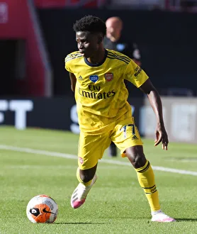 Southampton V Arsenal 2019-20 Prints: Bukayo Saka in Action: Southampton vs Arsenal, Premier League 2019-2020