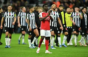 Newcastle United V Arsenal 2023-24 Prints: Bukayo Saka Applauds Fans After Arsenal's Defeat at Newcastle United (Newcastle United vs Arsenal 2023-24)