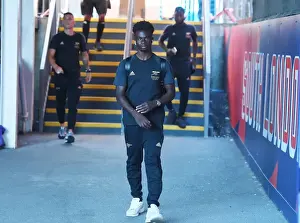 Crystal Palace V Arsenal 2022-23 Prints: Bukayo Saka Arrives at Selhurst Park Ahead of Crystal Palace vs Arsenal FC (Premier League 2022-23)