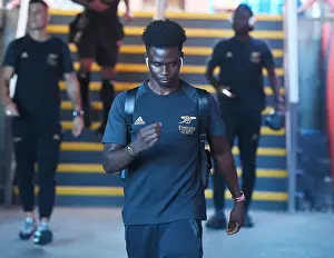 Crystal Palace V Arsenal 2022-23 Prints: Bukayo Saka Arrives at Selhurst Park: Crystal Palace vs Arsenal FC, Premier League 2022-23