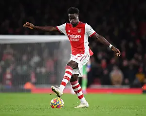 Bukayo Saka: Arsenal Star in Action against Wolverhampton Wanderers, Premier League 2021-22