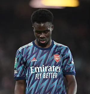 Bukayo Saka: Arsenal Star Shines Bright in Carabao Cup Semi-Final Clash Against Liverpool