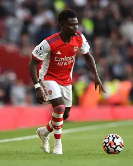 Arsenal V Tottenham Hotspur 2021-22 Prints: Bukayo Saka: Arsenal Star Shines in Derby Showdown vs