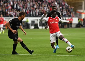 Eintracht Frankfurt V Arsenal 2019-20 Prints: Bukayo Saka: Arsenal's Star Performer against Eintracht Frankfurt in UEFA Europa League 2019-20