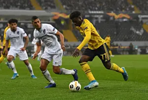 Bukayo Saka Faces Off Against Victor Garcia: Vitoria Guimaraes vs. Arsenal, UEFA Europa League, Group F (November 2019)