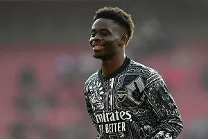 Bukayo Saka Gears Up: Arsenal vs. Wolverhampton Wanderers, Premier League 2023-24