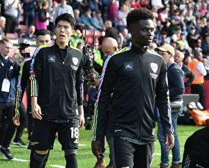 Southampton V Arsenal 2022-23 Prints: Bukayo Saka Gears Up: Southampton vs Arsenal, Premier League 2022-23