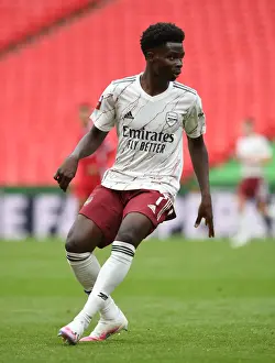 Bukayo Saka Goes Head-to-Head Against Liverpool in FA Community Shield Showdown