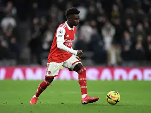 Bukayo Saka Goes Head-to-Head with Tottenham Hotspur in Intense Premier League Showdown