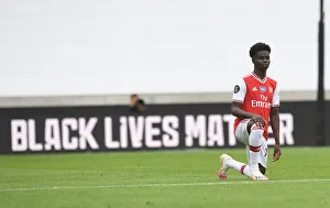 Bukayo Saka Kneels: Wolverhampton Wanderers vs. Arsenal FC, Premier League 2019-2020