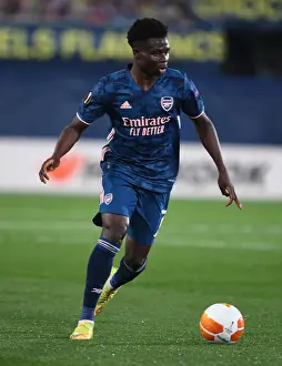 Villarreal V Arsenal 2020-21 Prints: Bukayo Saka Leads Arsenal in Europa League Semifinal Showdown against Villarreal