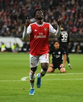 Eintracht Frankfurt V Arsenal 2019-20 Prints: Bukayo Saka Scores Arsenal's Second Goal: Eintracht Frankfurt vs Arsenal