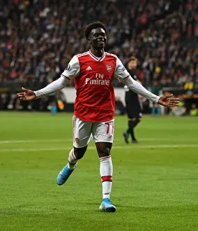 Eintracht Frankfurt V Arsenal 2019-20 Prints: Bukayo Saka Scores Arsenal's Second Goal: Eintracht Frankfurt vs Arsenal
