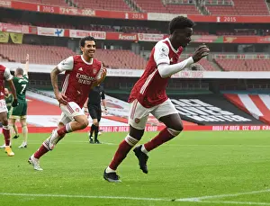Bukayo Saka Scores First Arsenal Goal in Empty Emirates Stadium (2020-21)