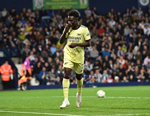 Bukayo Saka Scores His Fourth Goal: Arsenal Dominates West Bromwich Albion in Carabao Cup