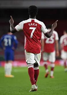 Bukayo Saka Scores His Third Goal: Arsenal's Victory Over Chelsea in the 2020-21 Premier League