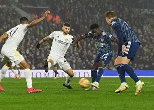 Bukayo Saka Scores the Third Goal: Leeds United vs. Arsenal, Premier League 2021-22