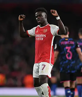 Bukayo Saka Scores His Second: Arsenal Dominates Sevilla in 2023-24 UEFA Champions League