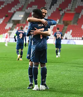 Bukayo Saka Scores His Third: Arsenal's Europa League Victory Over Slavia Praha in Prague