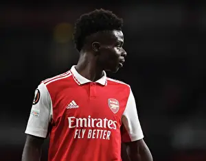 Arsenal V PSV Eindhoven 2022-23 Prints: Bukayo Saka Shines: Arsenal's Europa League Victory over PSV Eindhoven