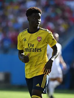 Bukayo Saka Shines: Arsenal's Standout Performance Against ACF Fiorentina in 2019 International Champions Cup