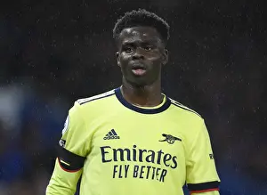 Brighton And Hove Albion V Arsenal 2021-22 Prints: Bukayo Saka Shines: Arsenal's Victory over Brighton & Hove Albion in the Premier League 2021-22