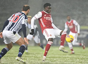 Bukayo Saka vs Branislav Ivanovic: A Battle in the Premier League - West Bromwich Albion vs Arsenal (January 2021)