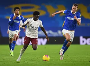 Bukayo Saka vs Dan Burn: Intense Head-to-Head Battle in Arsenal's Triumph over Brighton & Hove Albion, Premier League 2020-21