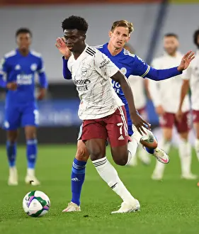 Bukayo Saka vs Marc Albrighton: Clash at The King Power Stadium - Carabao Cup 2020-21