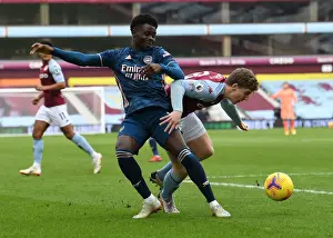 Bukayo Saka vs Matt Targett: Intense Battle at Villa Park - Aston Villa vs Arsenal, Premier League 2020-21