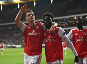Eintracht Frankfurt V Arsenal 2019-20 Prints: Bukayo Saka's Brace: Arsenal's Europa League Triumph Over Eintracht Frankfurt
