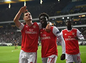 Eintracht Frankfurt V Arsenal 2019-20 Prints: Bukayo Saka's Brace: Arsenal's Europa League Victory Over Eintracht Frankfurt (Group F)