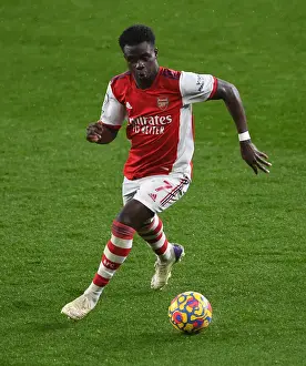 Arsenal V Southampton 2021-22 Prints: Bukayo Saka's Brilliant Performance: Arsenal Triumphs Over Southampton (Premier League 2021-22)