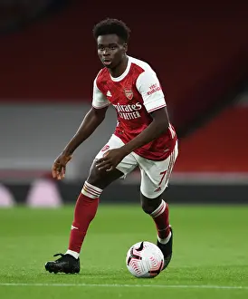 Bukayo Saka's Brilliant Performance at Empty Emirates: Arsenal vs. Leicester City (2020-21)