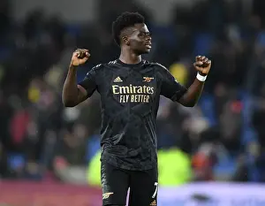 Bukayo Saka's Celebration: Arsenal Fans Rejoice in Brighton Victory