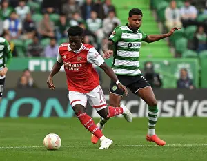Bukayo Saka's Europa League Brilliance: Arsenal Star Shines Against Sporting CP in Lisbon, 2023
