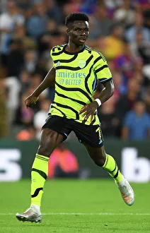 Bukayo Saka's Focus: Arsenal vs. Crystal Palace, Premier League 2023-24