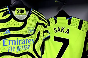 Bukayo Saka's Milestone 200th Arsenal Appearance Shirt: Luton Town vs Arsenal (2023-24)