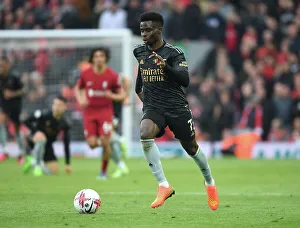 Liverpool V Arsenal 2022-23 Prints: Bukayo Saka's Standout Display: Liverpool vs. Arsenal, 2022-23 Premier League