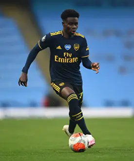 Bukayo Saka's Standout Performance: Manchester City vs. Arsenal, Premier League 2019-2020 - The Young Gun's Game at Etihad Stadium