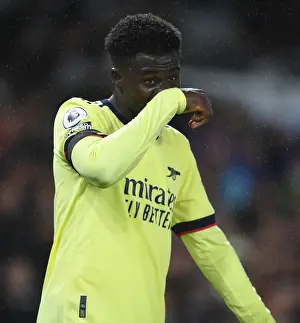 Brighton And Hove Albion V Arsenal 2021-22 Prints: Bukayo Saka's Star Performance: Arsenal Triumphs Over Brighton & Hove Albion