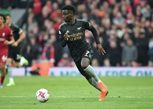 Liverpool V Arsenal 2022-23 Prints: Bukayo Saka's Unforgettable Display: Liverpool vs. Arsenal, Premier League 2022-23