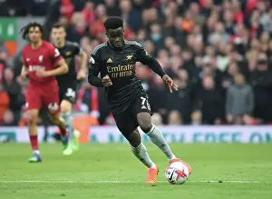 Liverpool V Arsenal 2022-23 Prints: Bukayo Saka's Unforgettable Performance: Liverpool vs