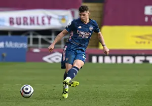 Burnley vs. Arsenal: Granit Xhaka in Action at Empty Turf Moor, Premier League 2020-21