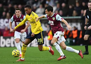 Burnley V Arsenal 2019-20 Prints: Burnley vs Arsenal: Joe Willock Clashes with Jack Cork in Premier League Showdown
